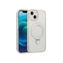Beschermhoesje Metal Ring MagSafe iPhone 15 Pro (Clear)