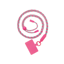 FAIRPLAY telefoonkoord 120cm FLORA (roze/groen)