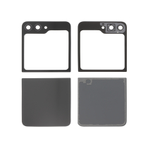 Compleet achterglas grafiet Galaxy Z Flip5 (F731B) (zonder logo)