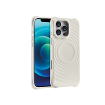 Beschermhoesje Circle MagSafe iPhone 16 Plus (wit antiek)