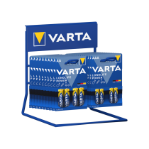 VARTA toonbankdisplay van metaaldraad 2 haken voor batterijen (20 cm)