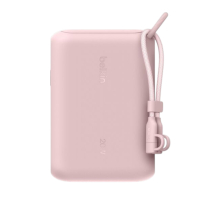 BELKIN Powerbank 10 000 mAh met ingebouwd scherm (roze)