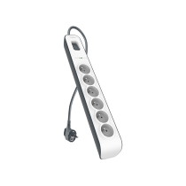 BELKIN stekkerdoos met overspanningsbeveiliging 6 stopcontacten (2m)