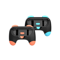 DOBE controllergrip Cartoon Nintendo Switch 2 (blauw/oranje) (set van 2)
