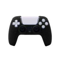 DOBE siliconen bescherming voor controller PS5 (zwart)