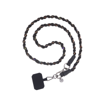 FAIRPLAY lange telefoonketting Doha 120 cm (zwart)