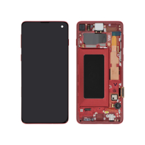 Compleet scherm rood Galaxy S10 (G973F)