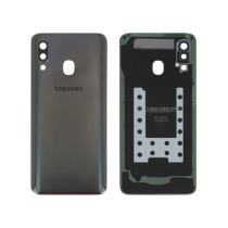Achterglas zwart Galaxy A40 (A405F)