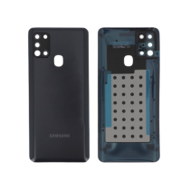 Achterglas zwart Galaxy A21s (A217F)