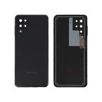 Achterglas zwart Galaxy A12/A12S (A125/A127F)