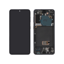 Compleet scherm grijs Galaxy S21 5G (G991B) (met frame)