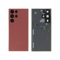 Achterglas rood Galaxy S22 Ultra (S908)
