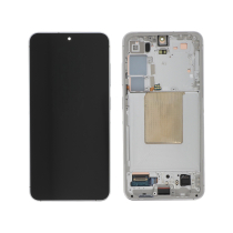 Compleet scherm wit Galaxy S24 (S921B) (PA)