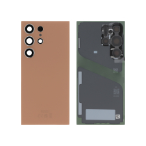 Achterglas oranje titanium Galaxy S24 Ultra (S928B)