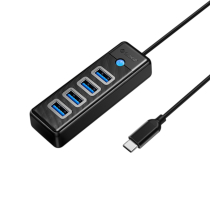 ORICO Hub USB-C naar 4 poorten USB 3.0 (PW4U-C3-015-BK-EP)