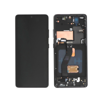 Compleet scherm zwart Galaxy S21 Ultra (met frame) (ReLife)
