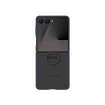 SAMSUNG siliconen beschermhoesje met ring Galaxy Z Flip7 (zwart)