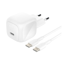 BELKIN netadapter 45W + kabel USB-C naar USB-C 1m (PVC) (wit)