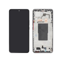 Compleet scherm zwart Xiaomi 12T/12T Pro (met frame) (ReLife)